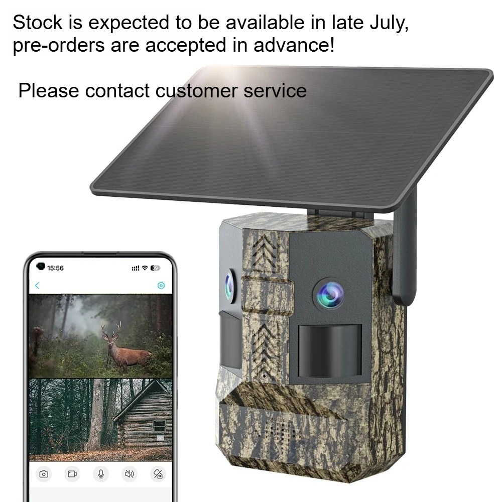 Outdoor Hunting Video Camera - 6MP Hunting Camera with 4G LTE,Dual