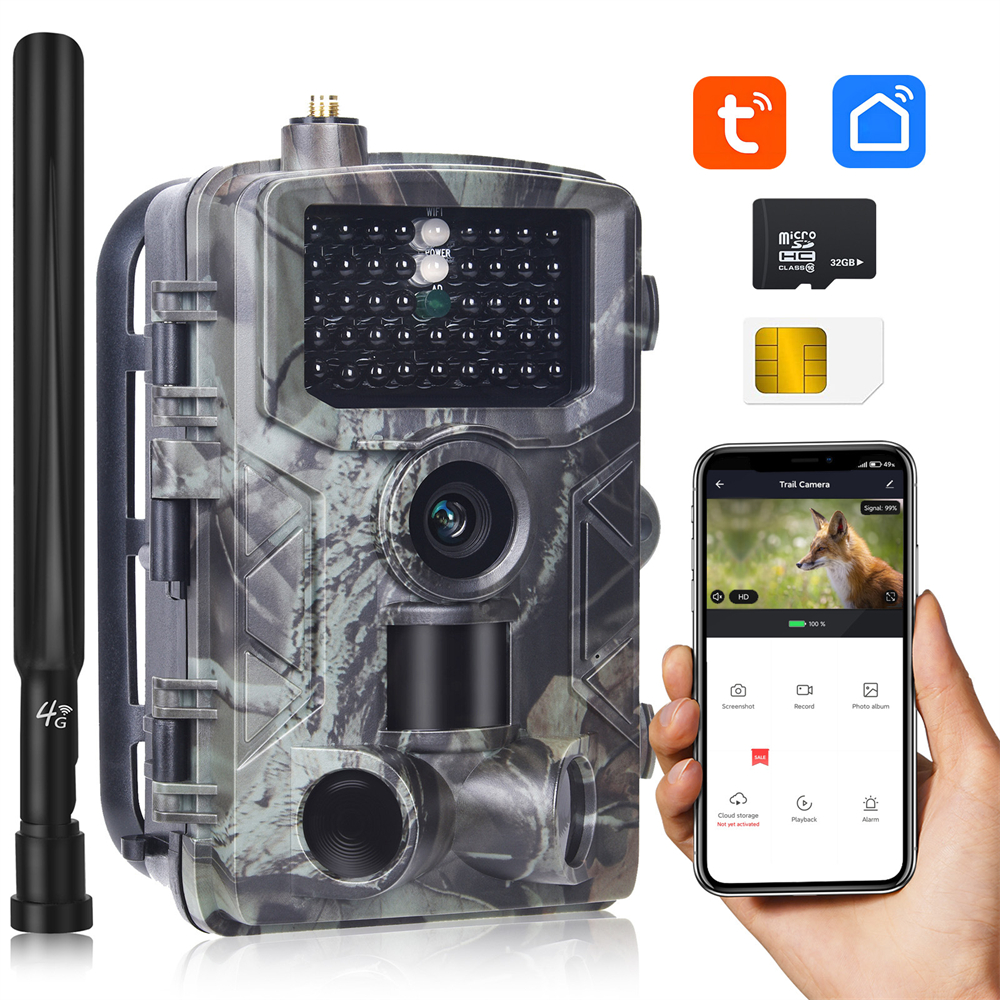 Outdoor Hunting Video Camera - 30MP 2K 4G Outdoor Infrared Hunting