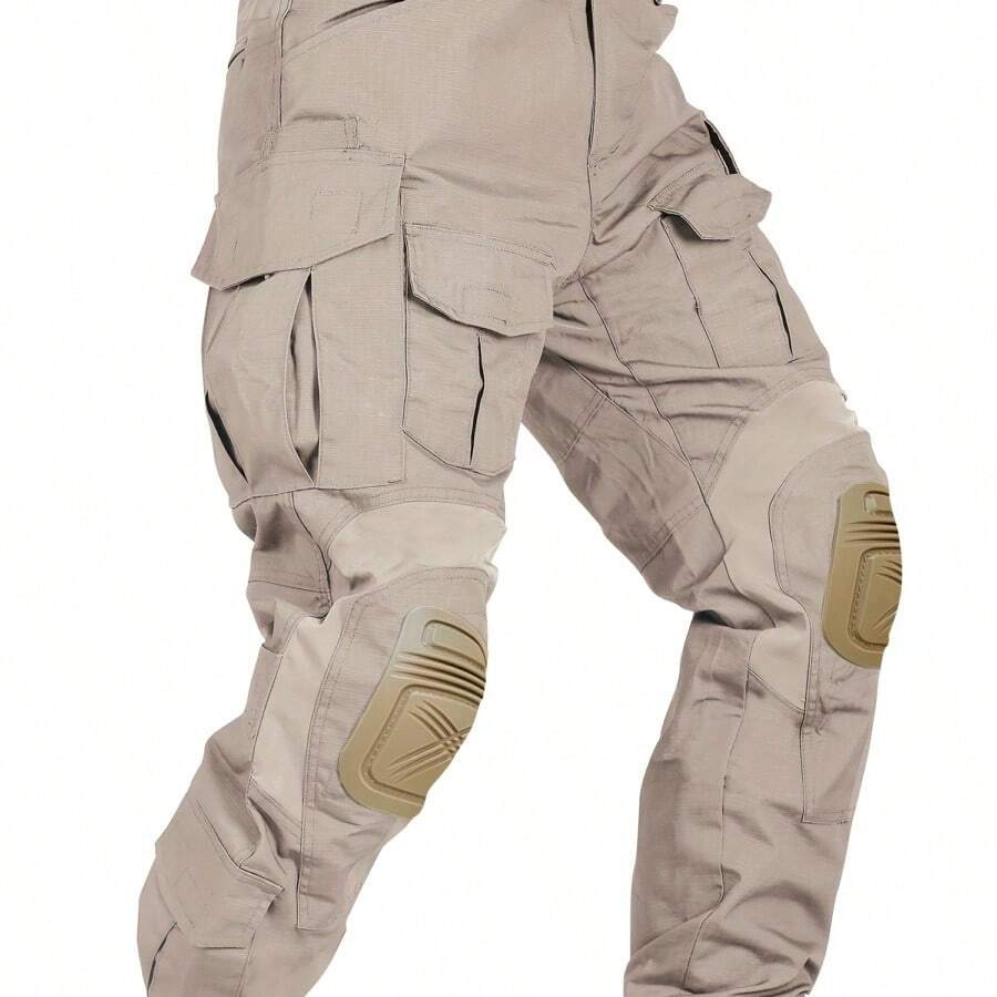 Outdoor Hunting Trousers - Mens Tactical Cargo Pants With Knee