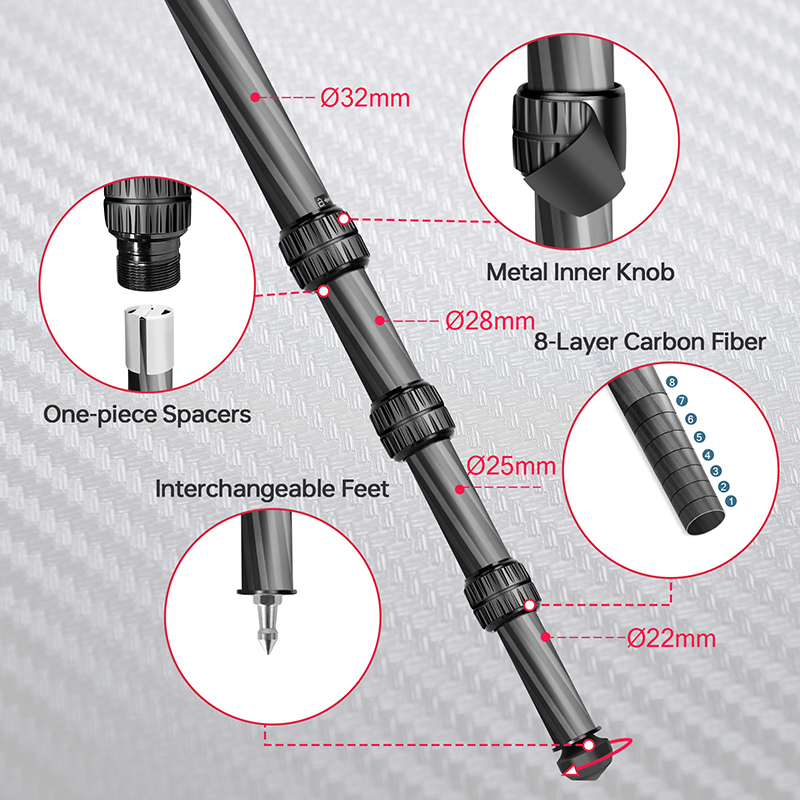 Manbily 158CM Heavy Duty Carbo - Outdoor Hunting Video Camera のレビューと価格