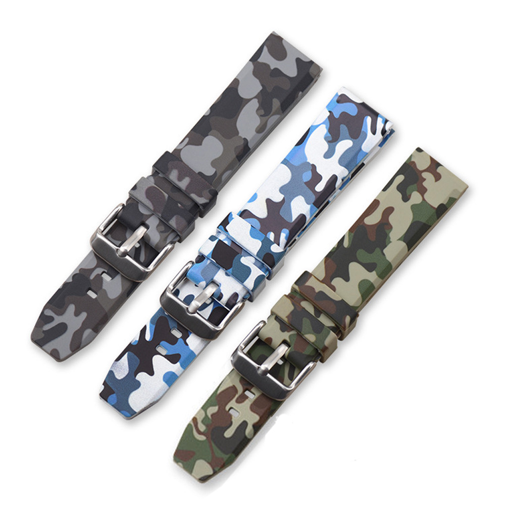 Camouflage Silicone Strap Army - Hunting Outdoor Watch のレビューと価格