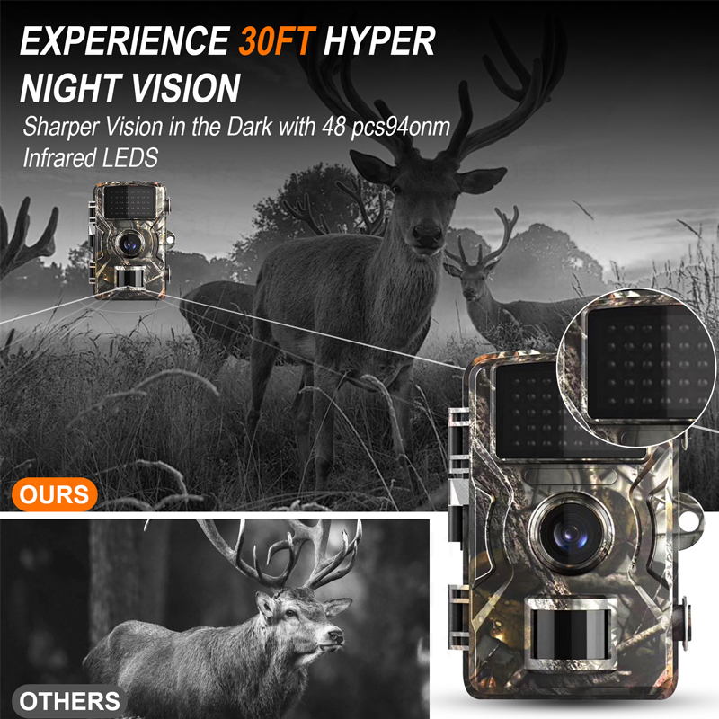 Wildlife Trail Cameras 16MP 10 - Outdoor Hunting Video Camera のレビューと価格