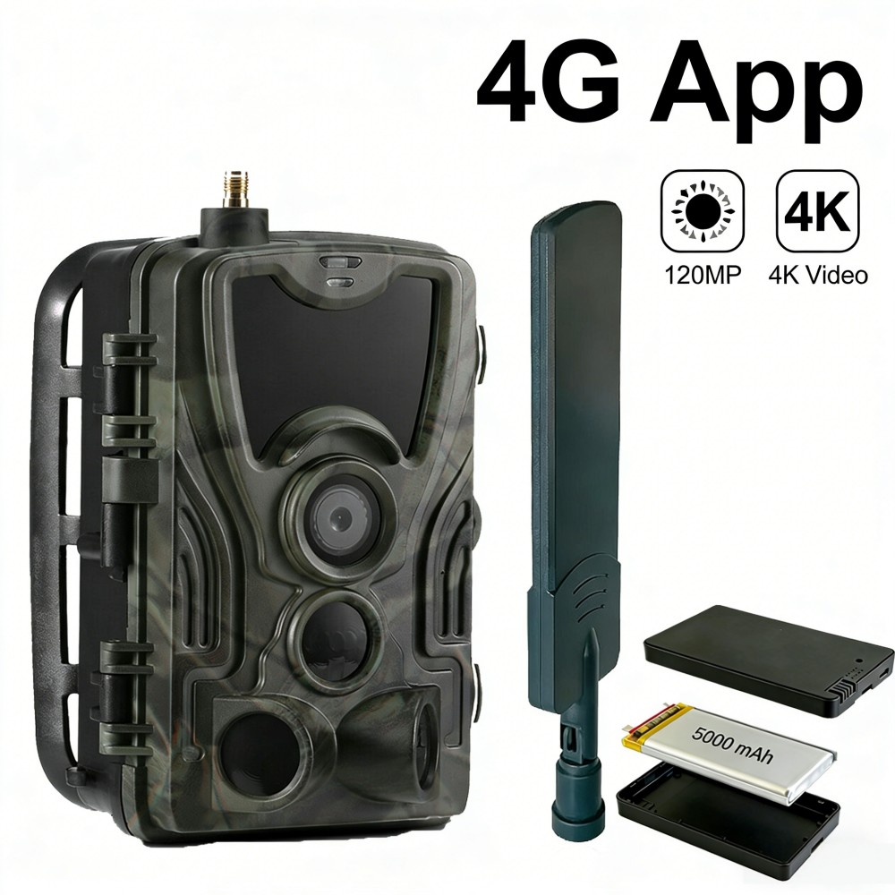 4G 4K 120MP Live Video 5000mAh - Outdoor Hunting Video Camera のレビューと価格