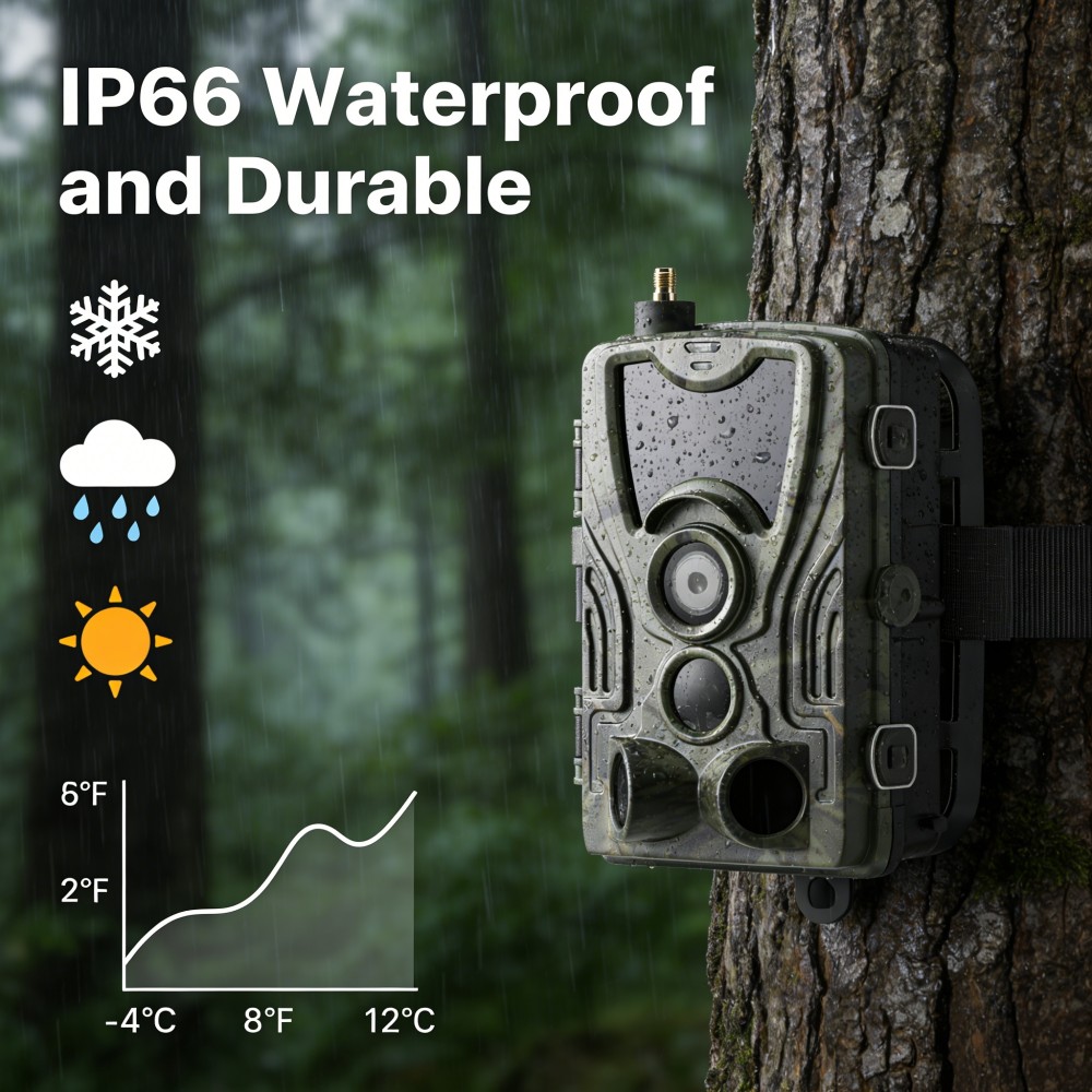 4G 4K 120MP Live Video 5000mAh - Outdoor Hunting Video Camera のレビューと価格