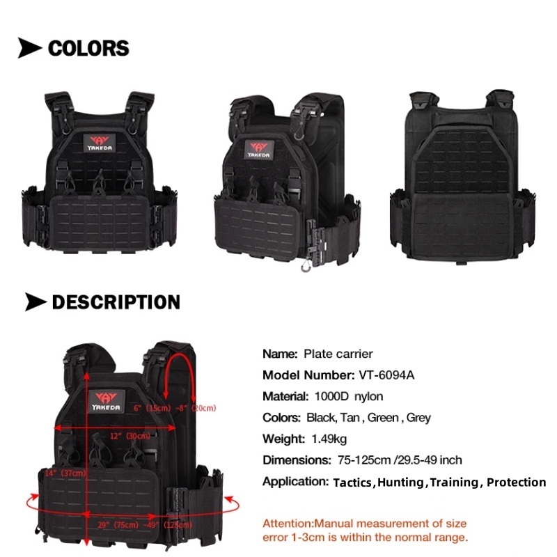 YAKEDA Tactical Vest 6094 Fast - Outdoor Hunting Fleece のレビューと価格
