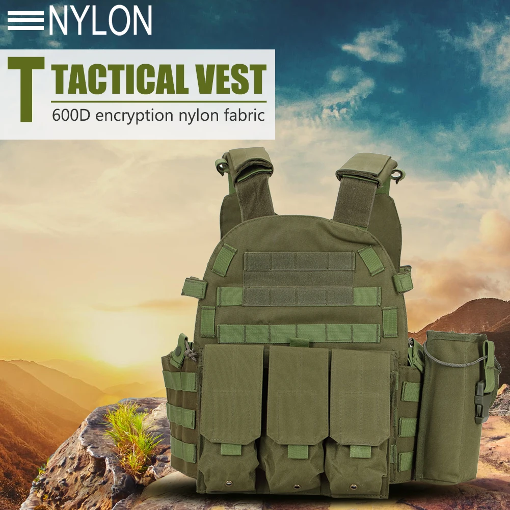 Nylon Tactical Vest Body Armor - Outdoor Hunting Fleece のレビューと価格