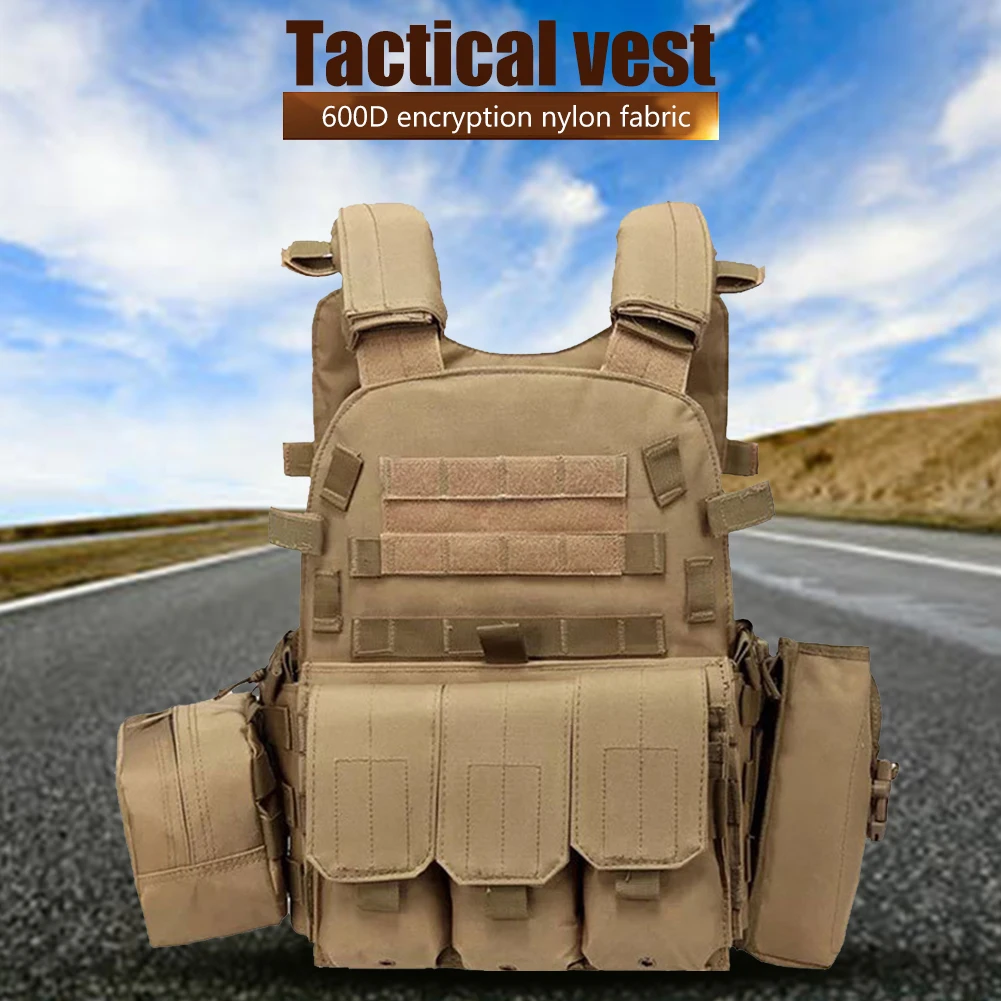 Nylon Tactical Vest Body Armor - Outdoor Hunting Fleece のレビューと価格