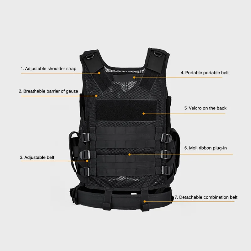 Adjustable Molle Tactical Vest - Outdoor Hunting Fleece のレビューと価格