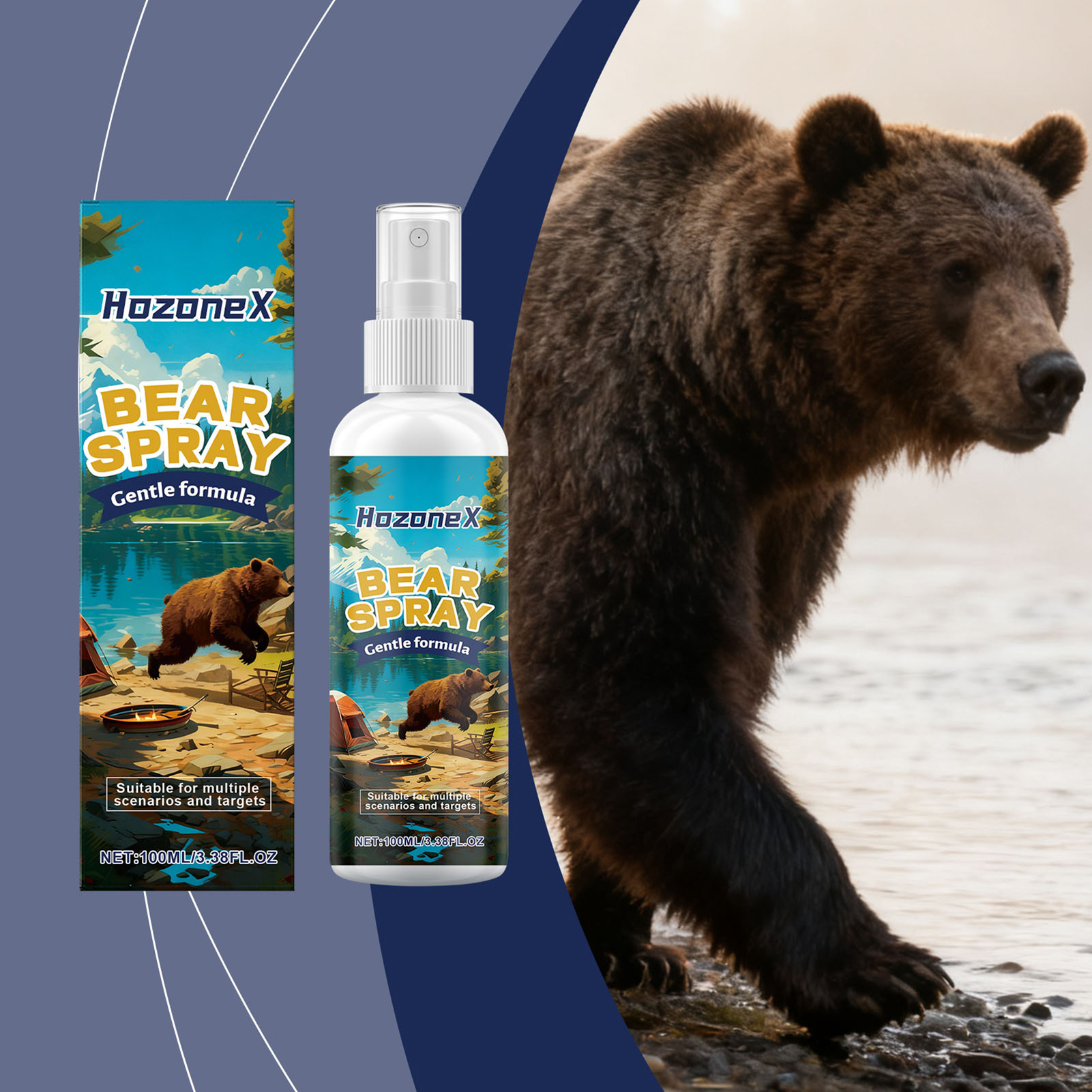 Bear Spray Outdoor Camping Hik - Bear Spray Protection のレビューと価格