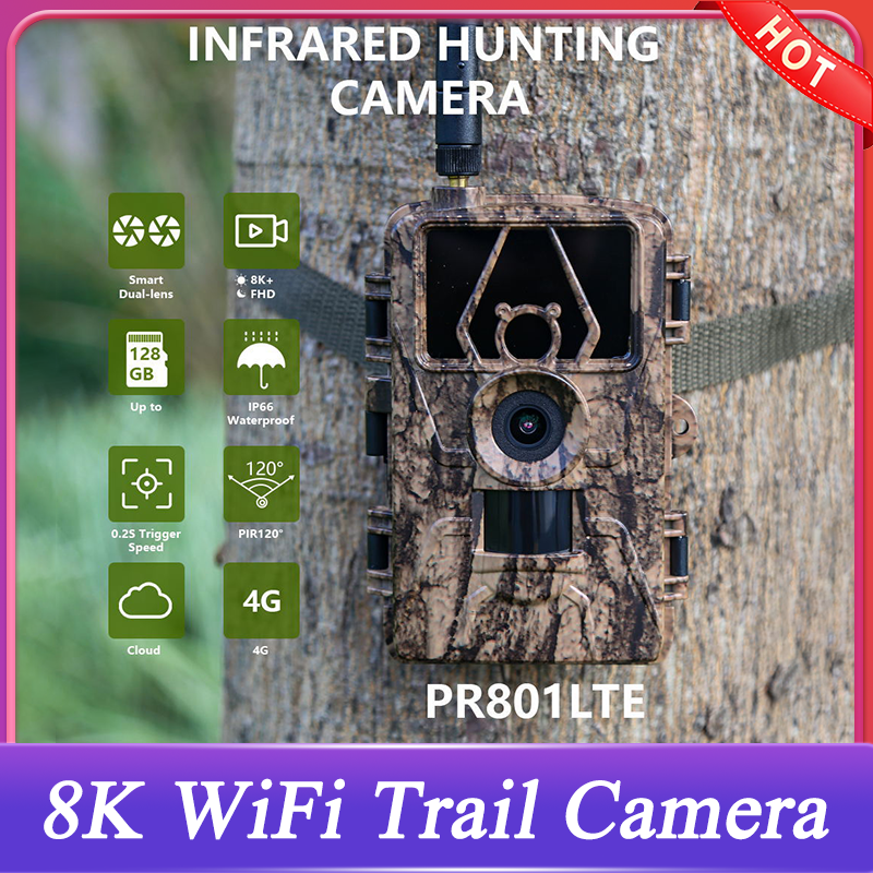 8K 60MP WiFi Trail Camera Wate - Outdoor Hunting Video Camera のレビューと価格