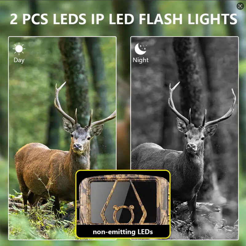 8K 60MP WiFi Trail Camera Wate - Outdoor Hunting Video Camera のレビューと価格