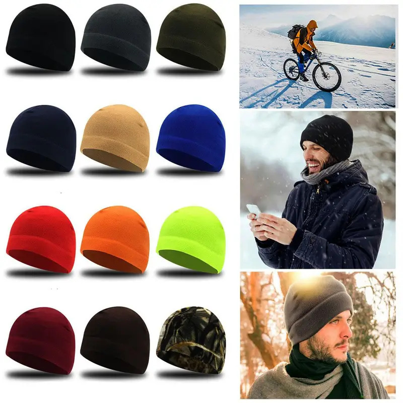 1/3Pcs Fleece Hat Tactical Win - Outdoor Hunting Fleece のレビューと価格