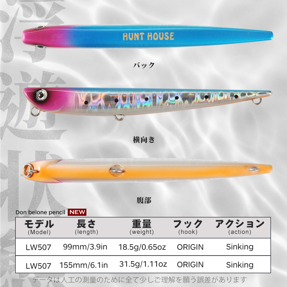 Hunthouse Bay RUF MANIC Pencil - Hunting Quotes のレビューと価格