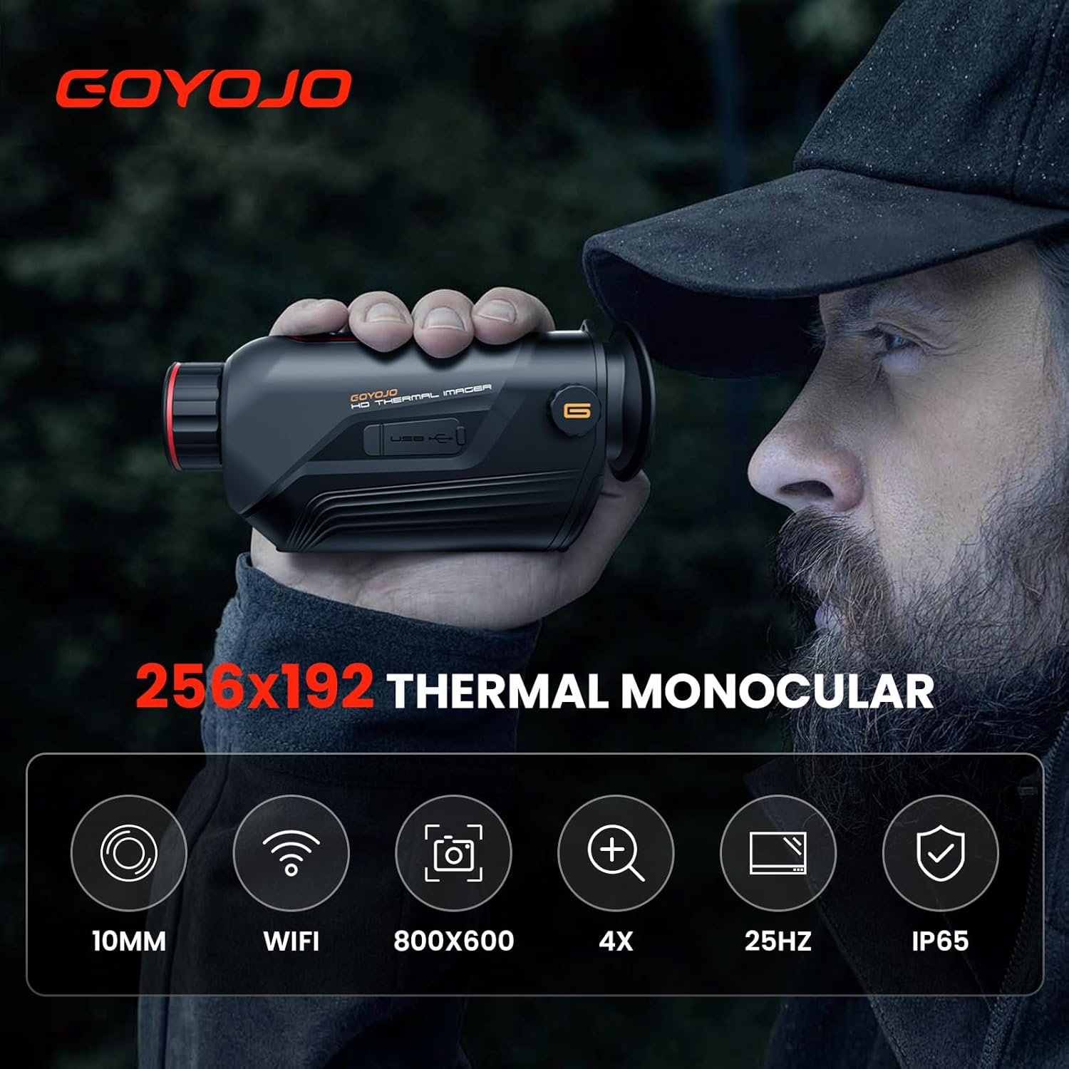 GOYOJO G210 G215 Thermal Monoc - Monocular Night Vision のレビューと価格