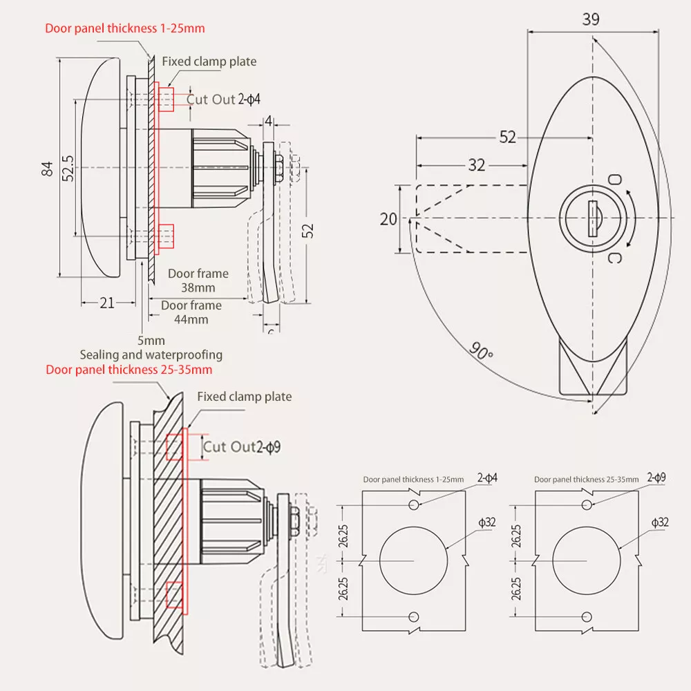 Caravan T-Handle Lock With 2 K - G&T Hunting & Outdoor Gun Shop Skegness のレビューと価格