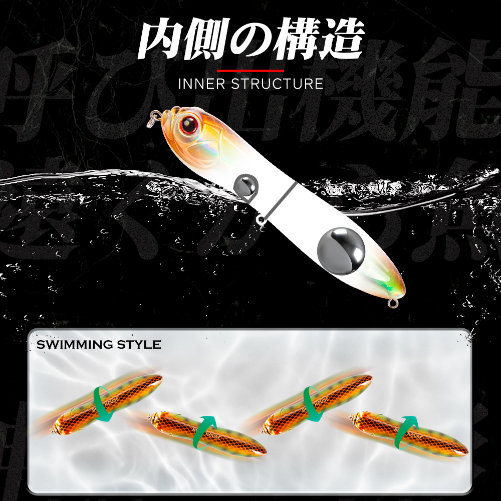 Hunthouse Topwater Pencil Fish - Hunting Quotes のレビューと価格