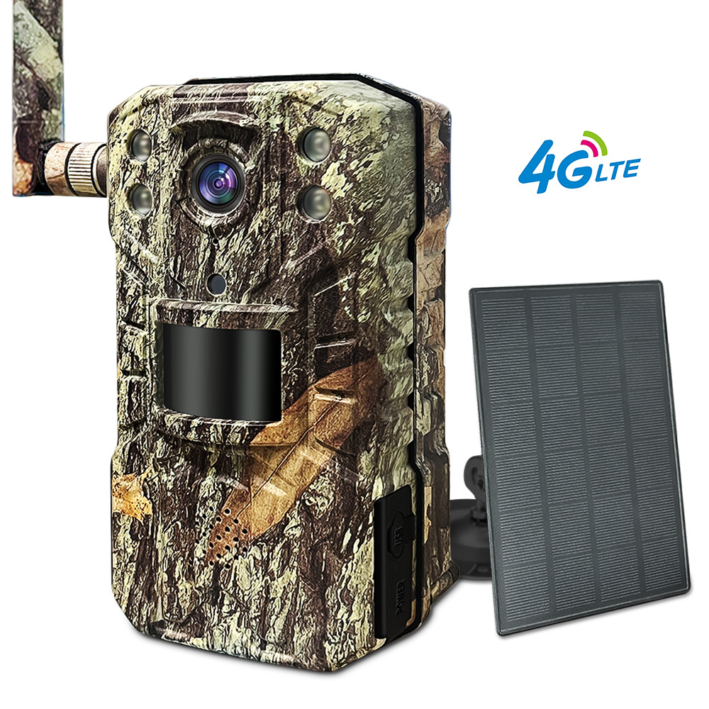 4G LTE Solar Hunting Trail Cam - Outdoor Hunting Video Camera のレビューと価格