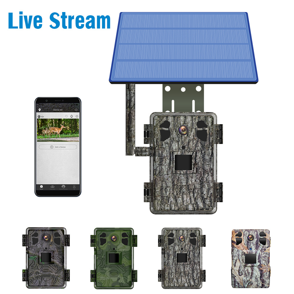 4G LTE Solar Hunting Trail Cam - Outdoor Hunting Video Camera のレビューと価格