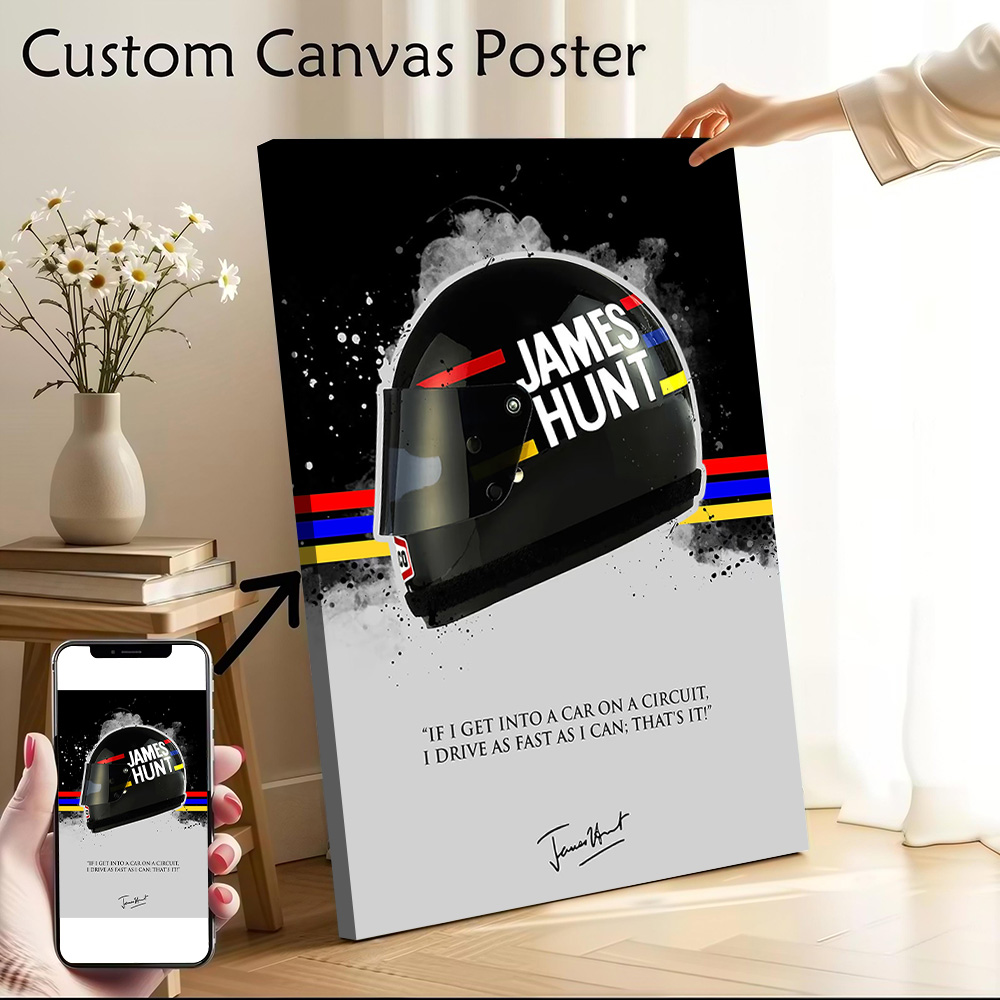 JAMES HUNT Quote Printed Canva - Hunting Quotes のレビューと価格