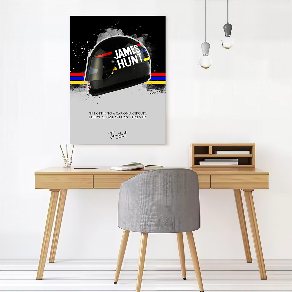 JAMES HUNT Quote Printed Canva - Hunting Quotes のレビューと価格