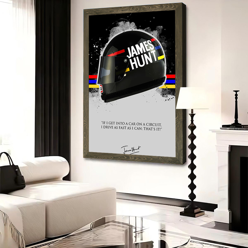 JAMES HUNT Quote Printed Canva - Hunting Quotes のレビューと価格