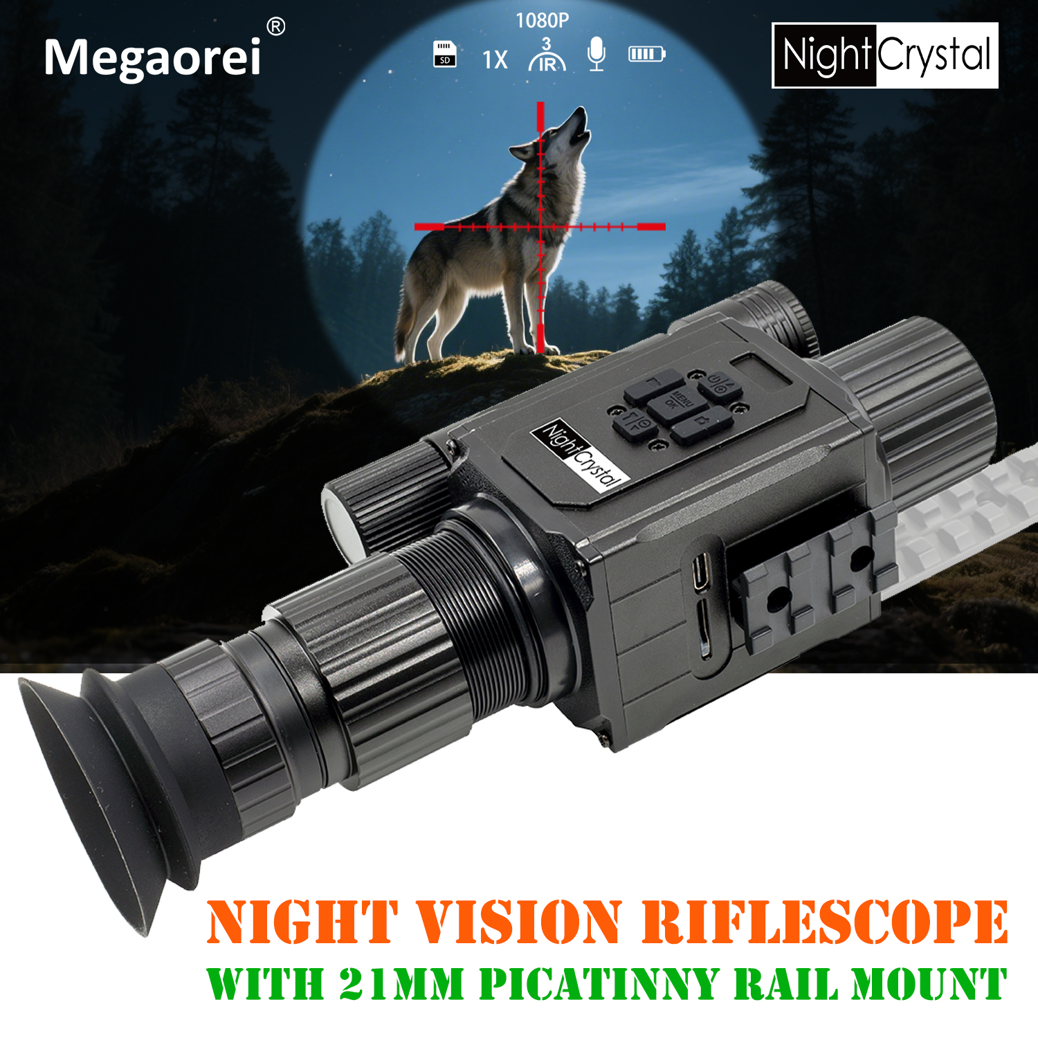 Megaorei NK008 Plus NightCryst - Monocular Night Vision のレビューと価格