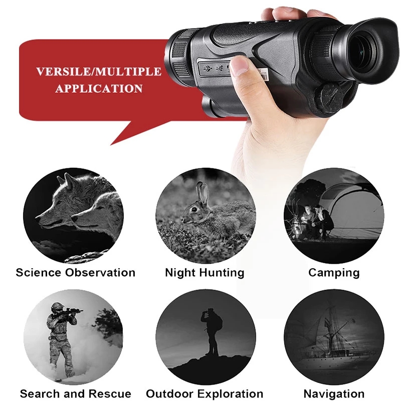 HD Digital Night Vision Monocu - Outdoor Hunting Video Camera のレビューと価格