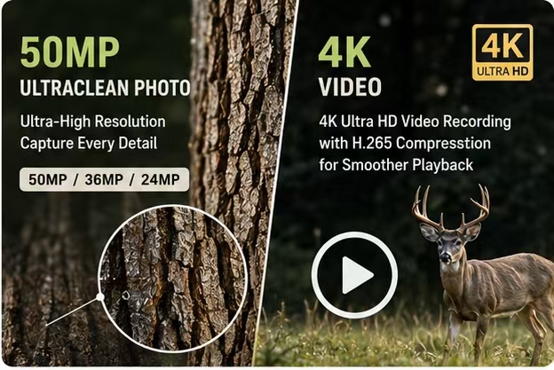 Solar Wildlife 50MP 4K Video T - Outdoor Hunting Video Camera のレビューと価格