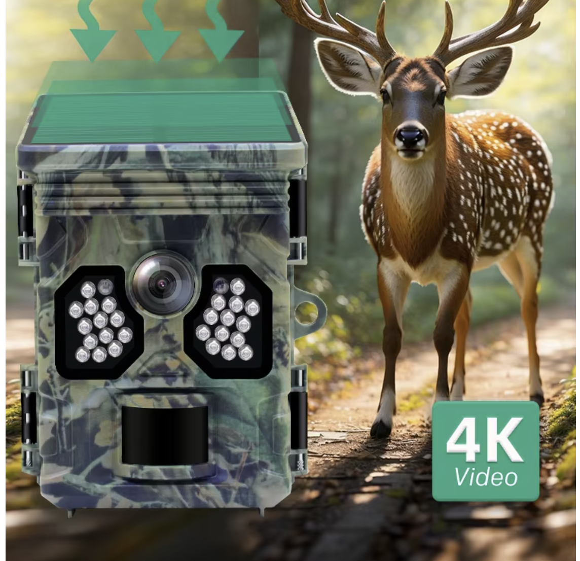 Solar Wildlife 50MP 4K Video T - Outdoor Hunting Video Camera のレビューと価格